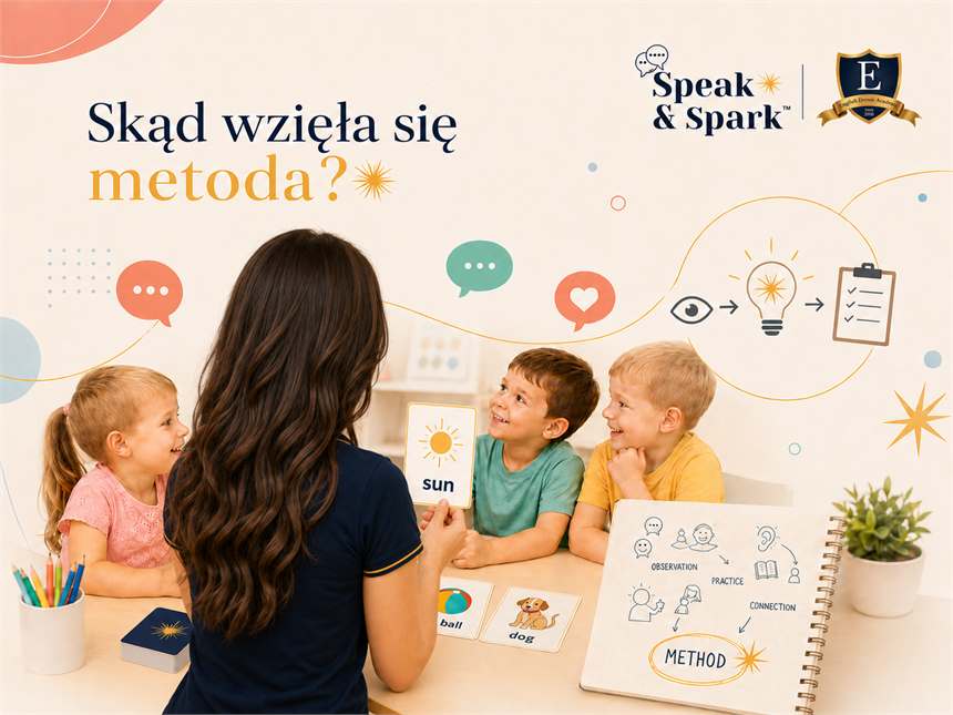 Geneza metody Speak & Spark pokazana na zajęciach z dziećmi